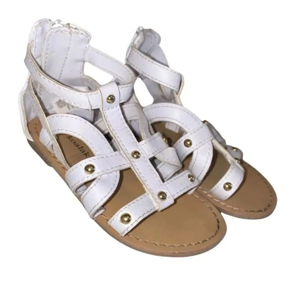 🎀3/$23🎀 koala kids white gladiator